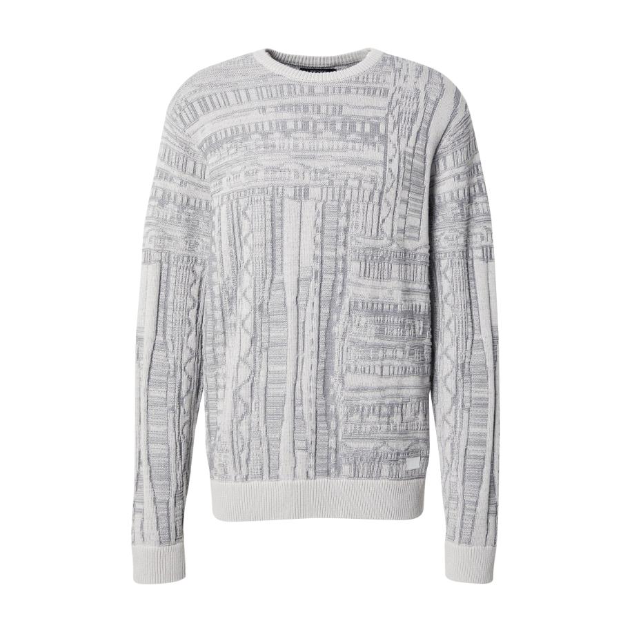 Iriedaily Iriedaily Trui Theo grijs / lichtgrijs -