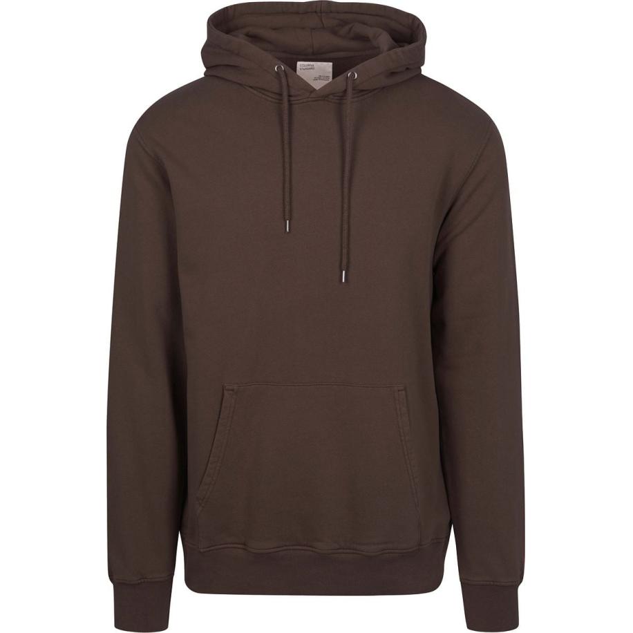 Colorful Standard Organic Hoodie Donkerbruin Bruin