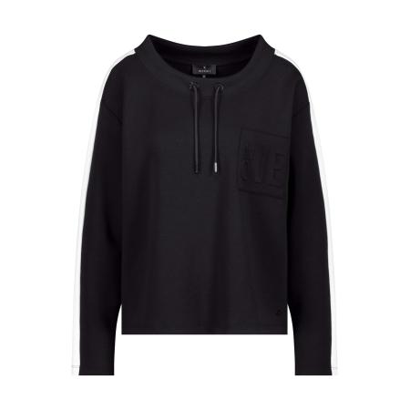 Monari monari Sweatshirt zwart / wit