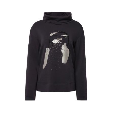 LAURASØN LAURASØN Sweatshirt grijs / zwart