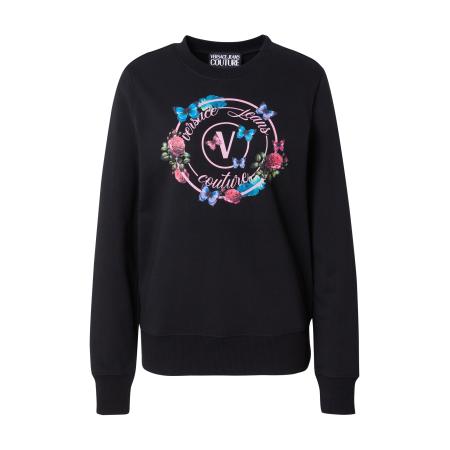 Versace Versace Jeans Couture Sweatshirt azuur / rosa / magenta / zwart