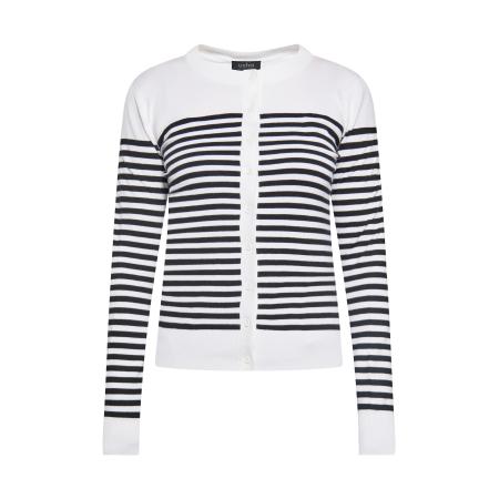 Usha usha BLACK LABEL Gebreid vest zwart / wit