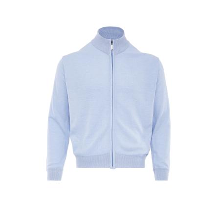 Jalene Jalene Gebreid vest lichtblauw