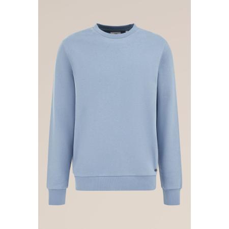 WE Fashion Heren Regular fit sweater - Regular fit - Lichtblauw - Katoen - Maat: XS