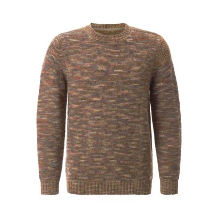 BABISTA Trui ronde halsoranje, Veelkleurig