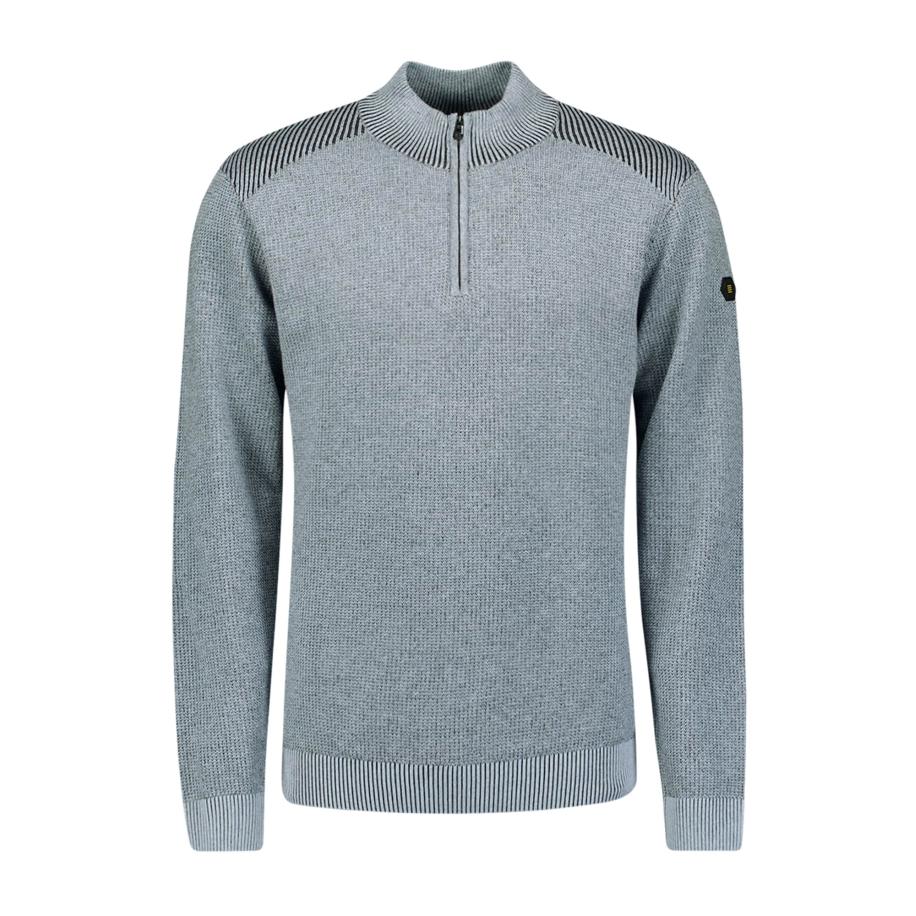 No Excess No Excess Trui lichtblauw / donkerblauw / blauw gemêleerd -