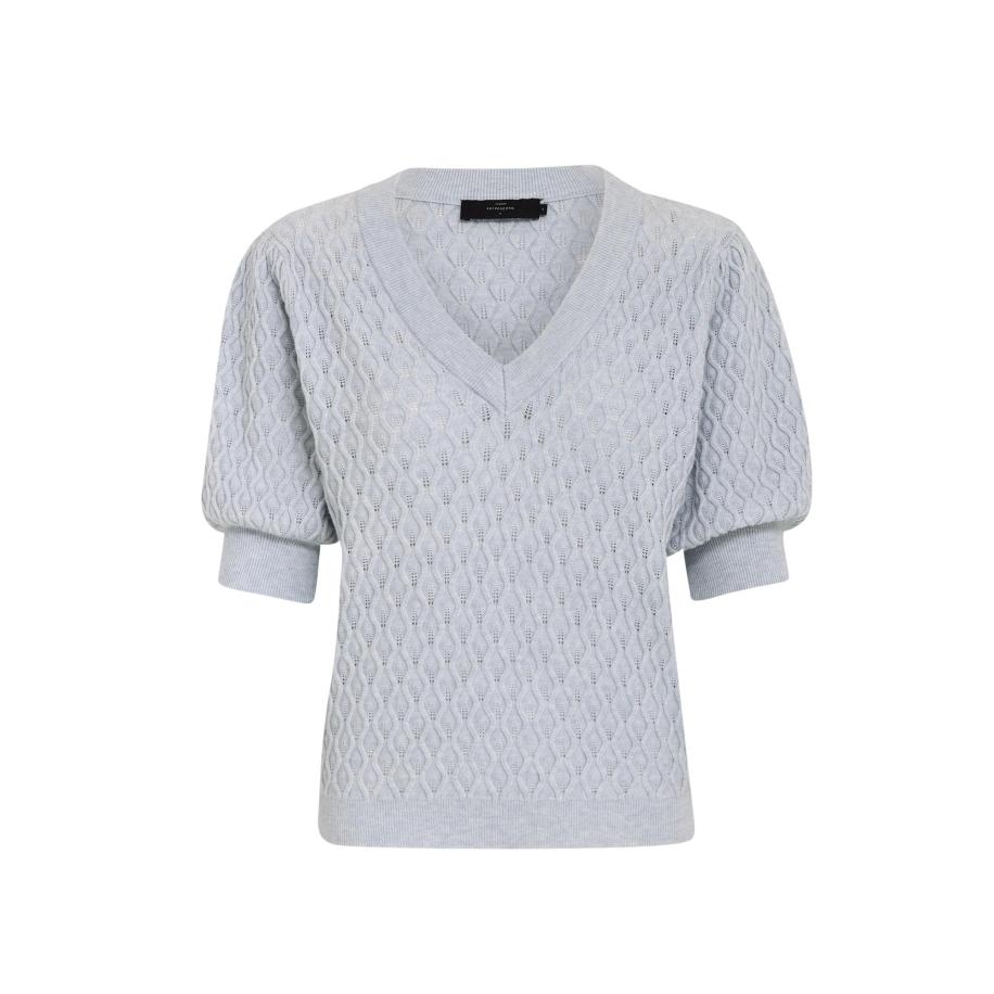 Peppercorn Trui Rosalia lichtblauw Blauw