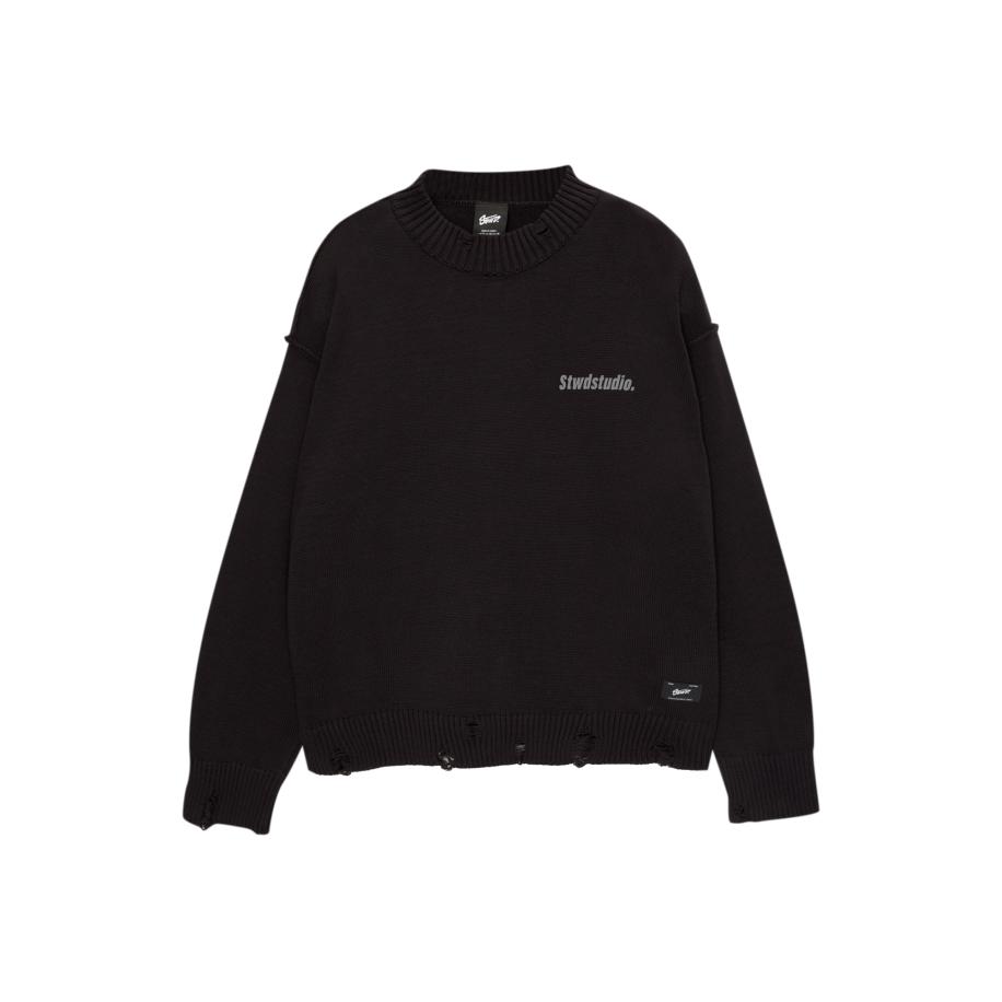 Pull&Bear Pull&Bear Trui grijs / zwart -