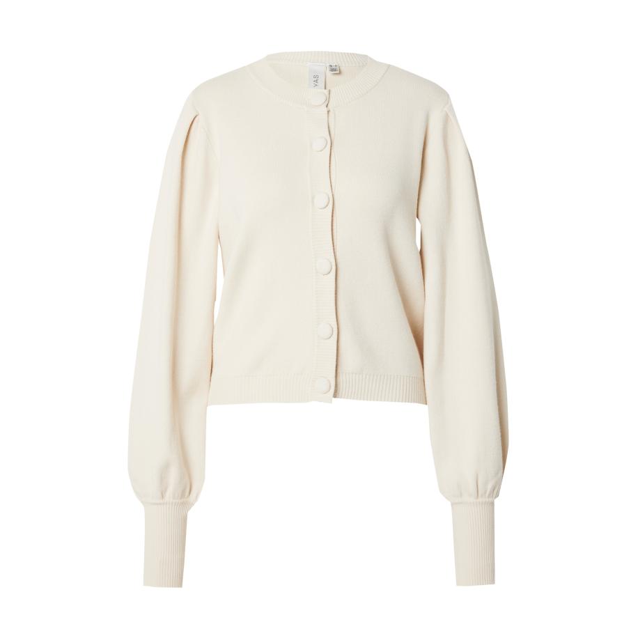 YAS YAS Gebreid vest YASFonny lichtbeige -