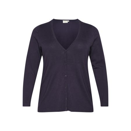 Kaffe KAFFE CURVE Gebreid vest KC Farsia donkerlila