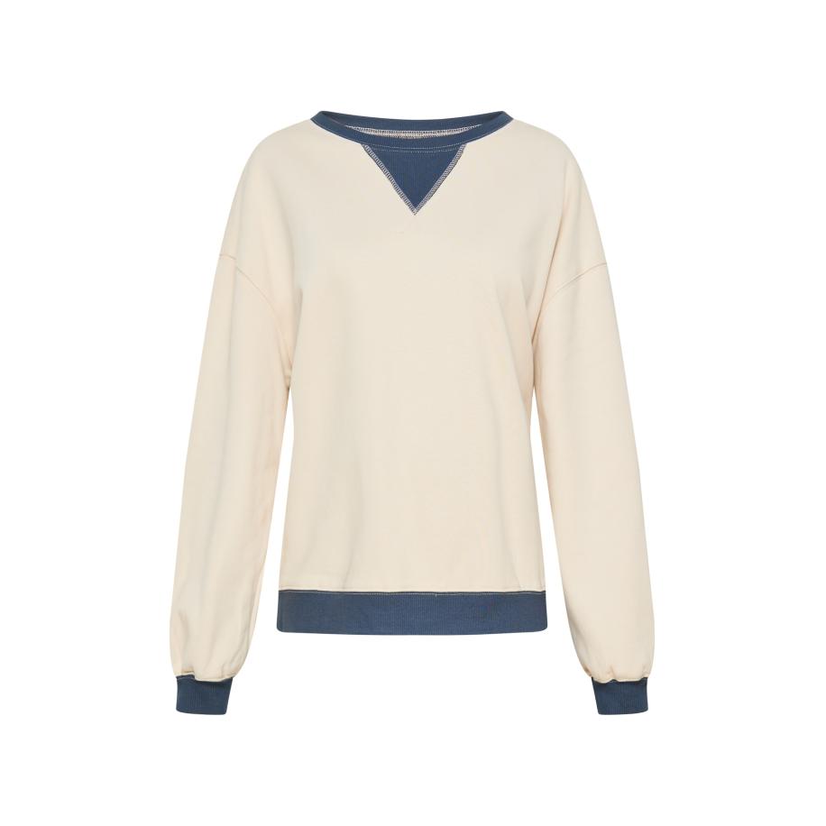 Usha usha BLUE LABEL Sweatshirt blauw / wit -