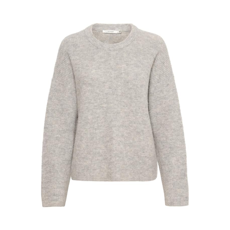 Gestuz Gestuz Trui Alpha lichtgrijs -