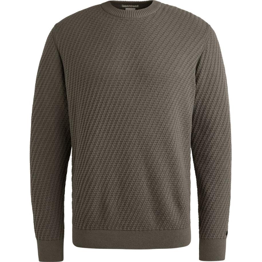 Cast Iron Trui Knitted Antraciet Grijs