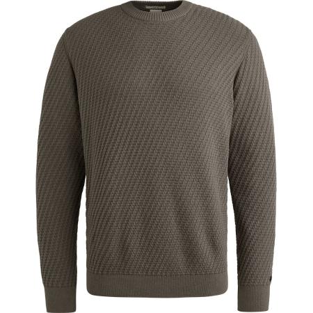 Cast Iron Trui Knitted Antraciet