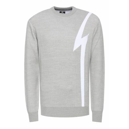 Rusty Neal Rusty Neal Trui grijs / wit