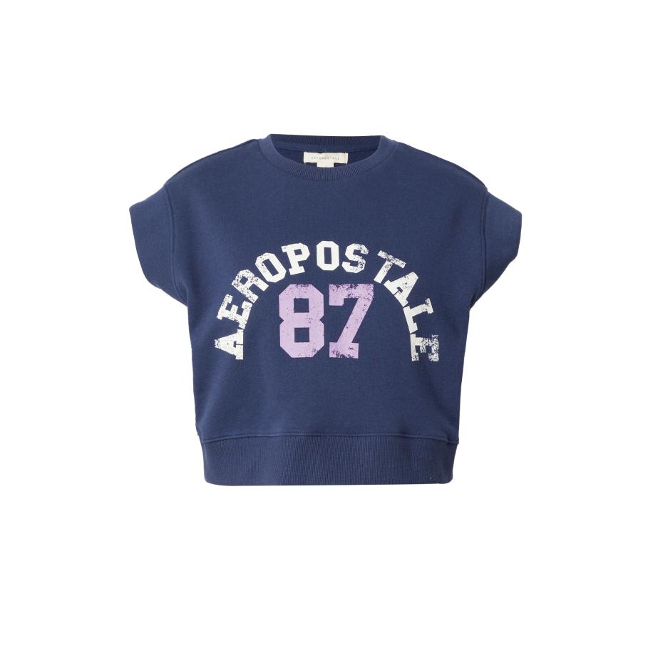 Aeropostale AÉROPOSTALE Sweatshirt navy / lavendel / wit -