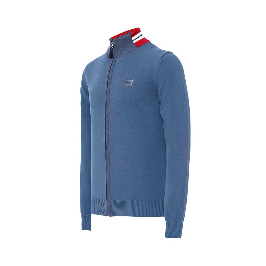 Jacey Quinn Jacey Quinn Gebreid vest blauw / gemengde kleuren -