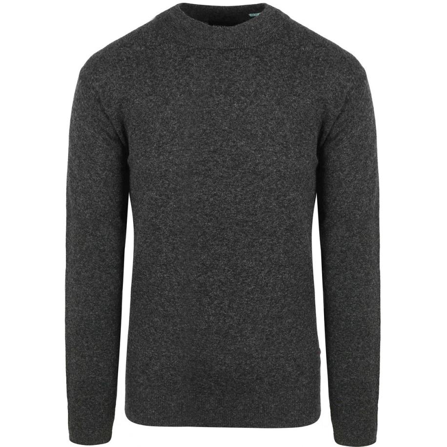 Scotch and Soda Turtle Antraciet Melange Grijs