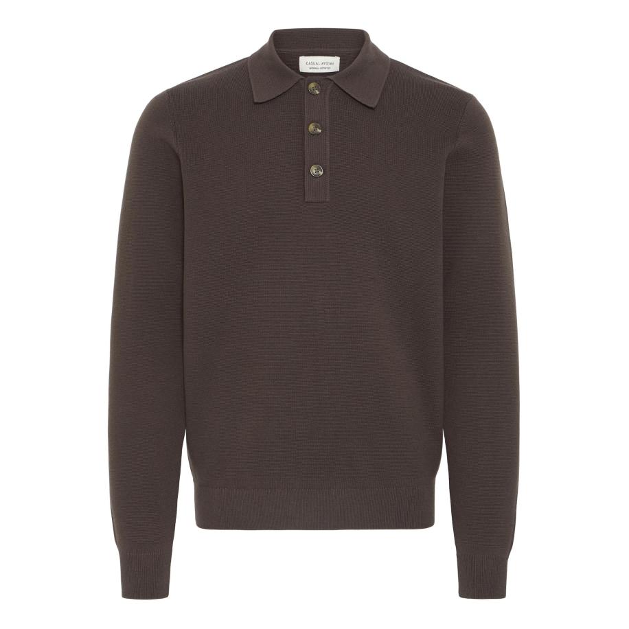 Casual Friday Casual Friday Trui CFABEL donkerbruin -