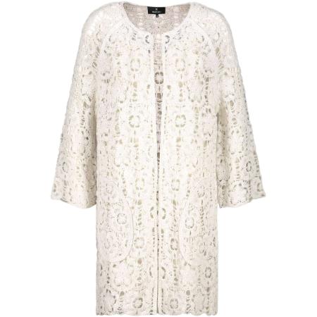 Monari monari Gebreid vest taupe