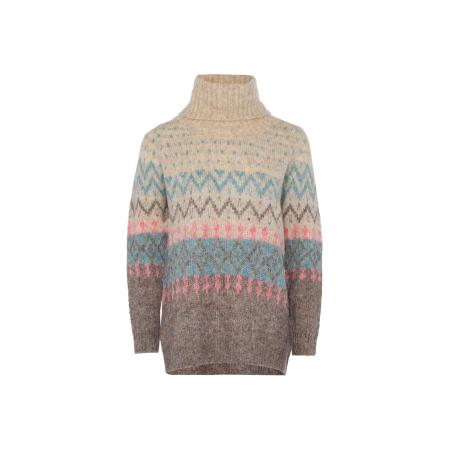 Jalene Jalene Trui blauw / bruin / cappuccino / pink