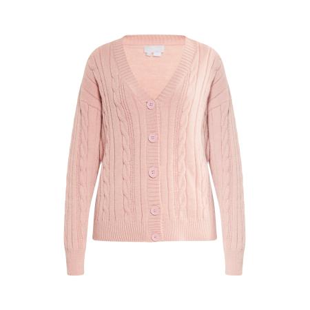 RISA RISA Gebreid vest oudroze