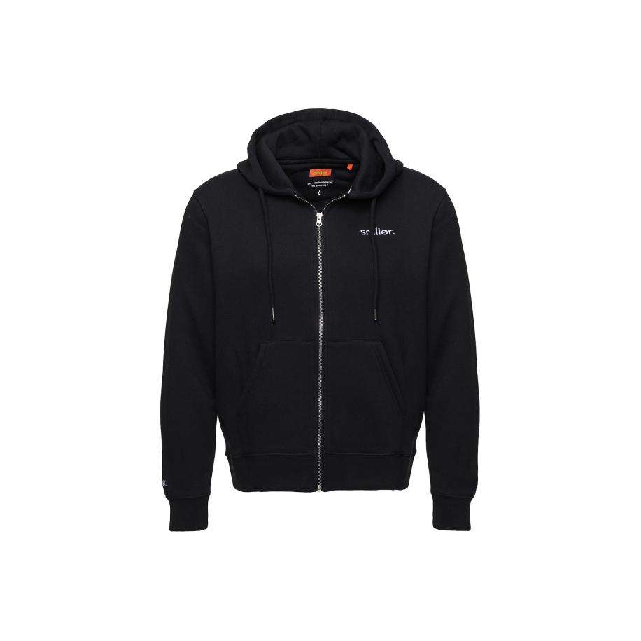 smiler. Sweatvest zwart / wit Zwart