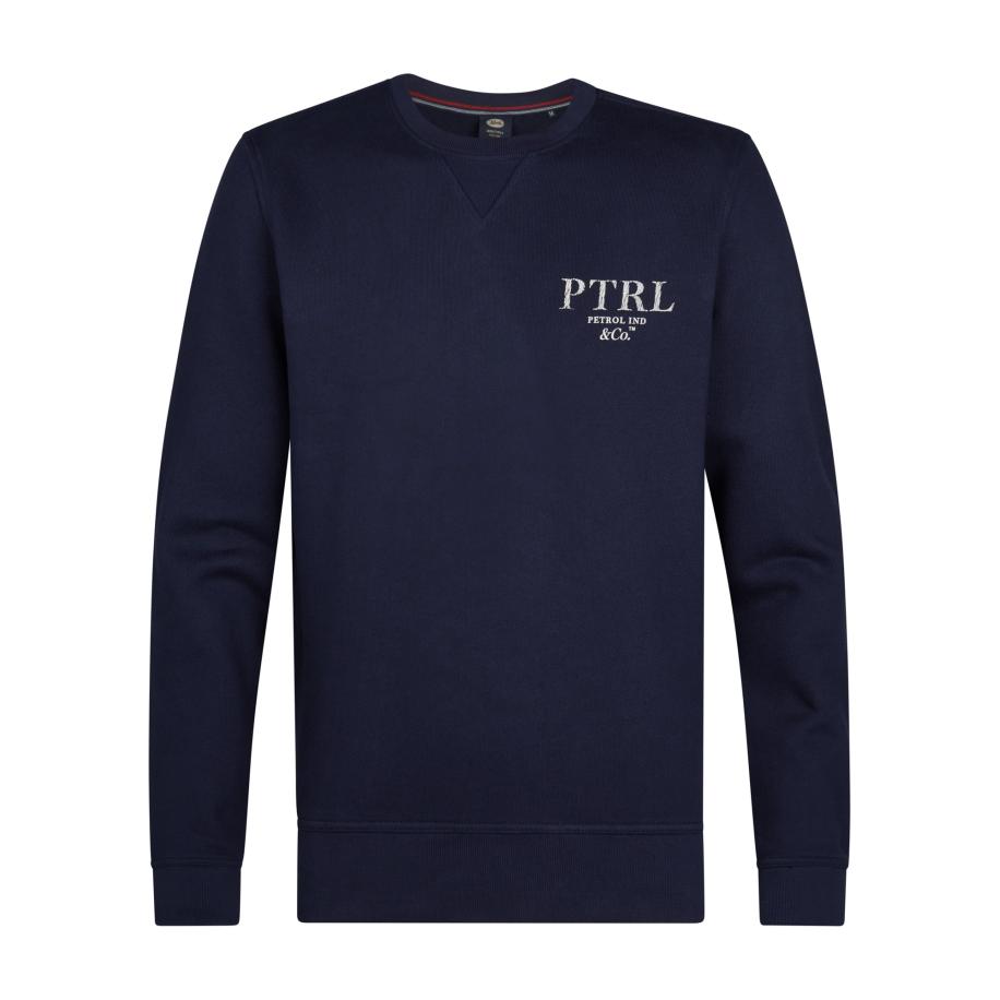 Petrol Industries Petrol Industries Trui Dubuque lichtbeige / marine -