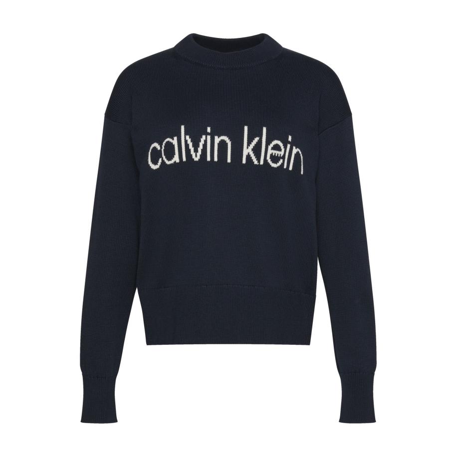 Calvin Klein Calvin Klein Jeans Trui navy / wit -
