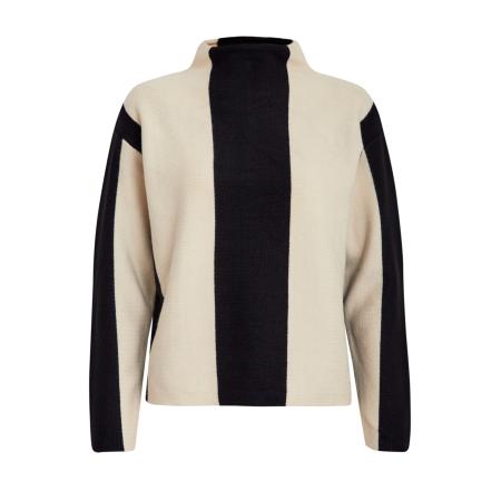 Minus minus Trui Mireya beige / zwart