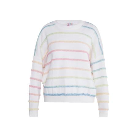 IZIA IZIA Trui Hoona blauw / lichtgroen / pink / wolwit
