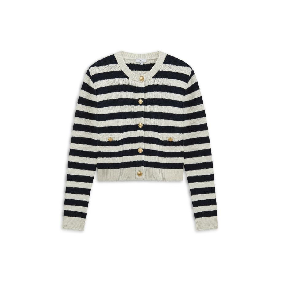 Twist Twist Trui zwart / wit -