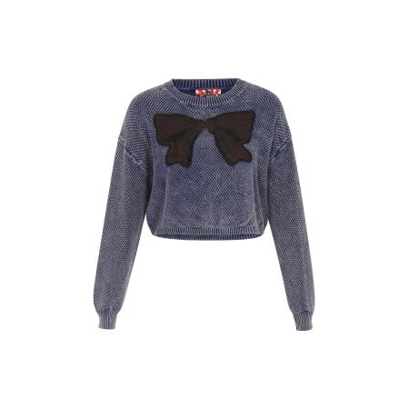 MYMO myMo ROCKS Trui navy / bruin / zwart