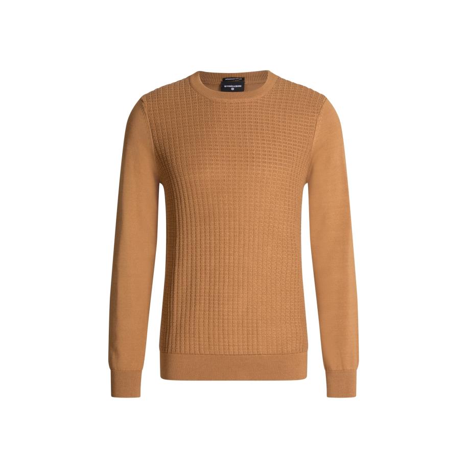 STRELLSON Trui Adrian camel Bruin