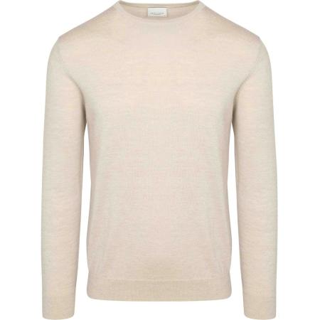 Profuomo Pullover Merinowol Ecru