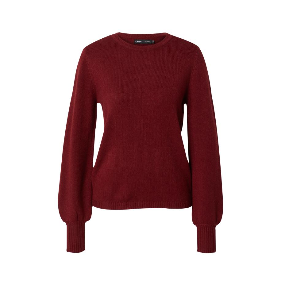 Only Only Tall Trui ONLLEVA wijnrood -