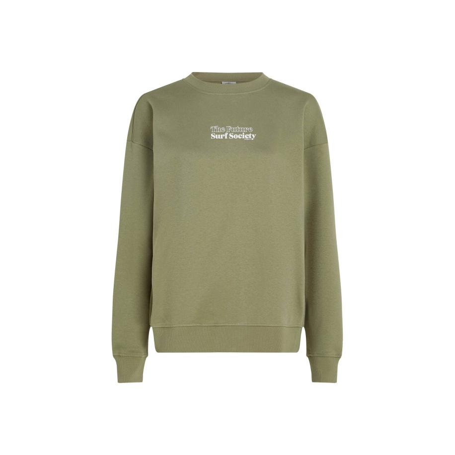 O'Neill ONEILL Sweatshirt Future Surf Society olijfgroen / wit -