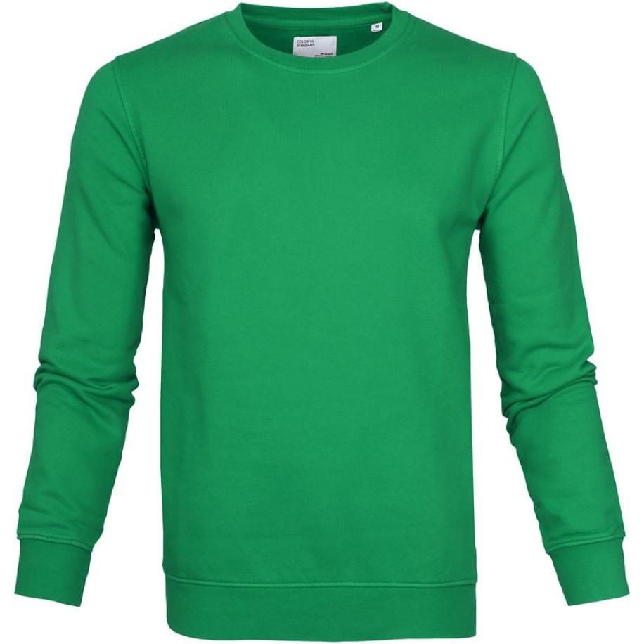 Colorful Standard Sweater Kelly Green Groen