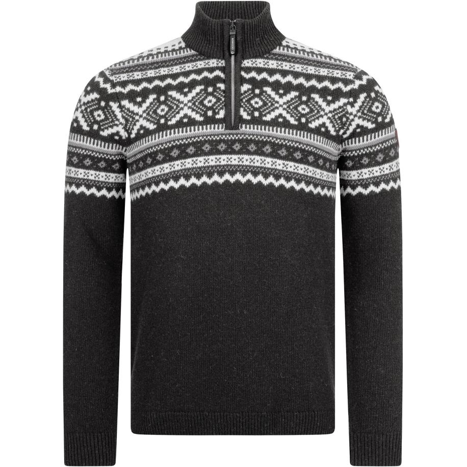 Giesswein GIESSWEIN Trui antraciet / wit -