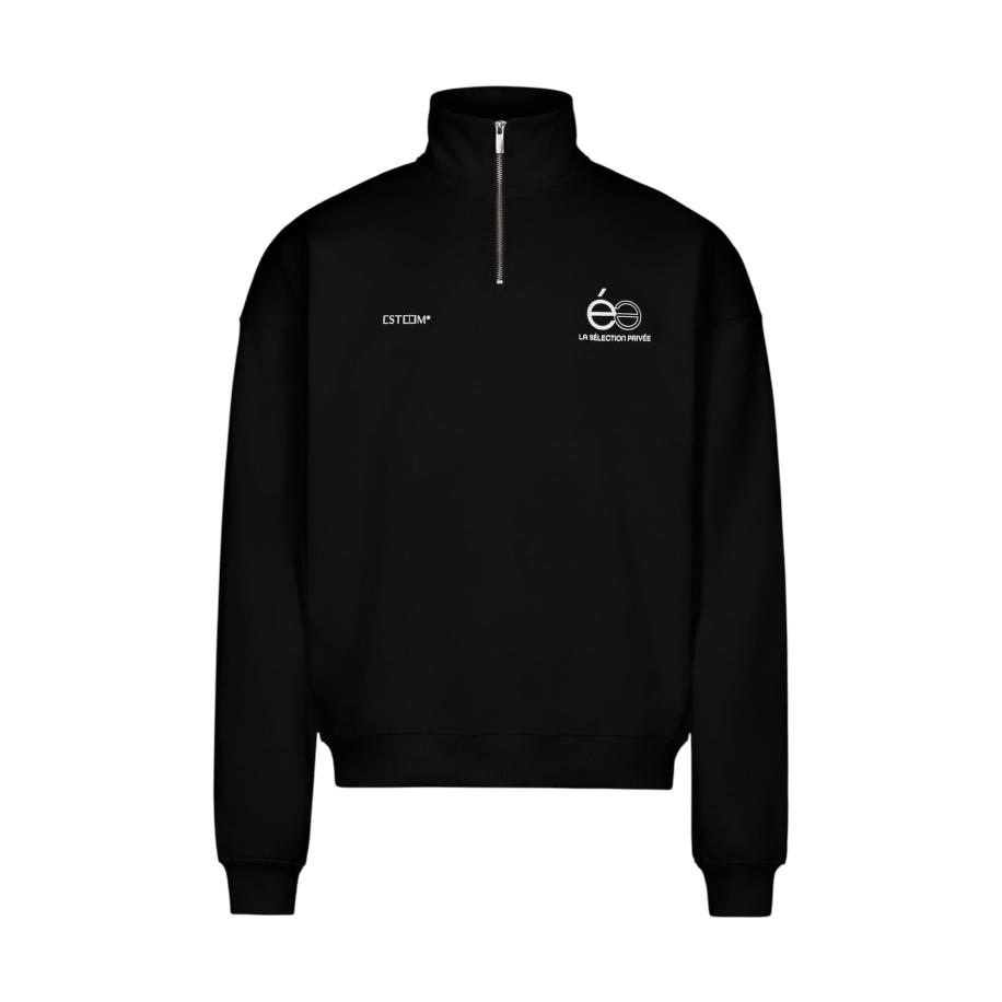 ESTEEM ESTEEM Sweatshirt Opposé zwart / wit -