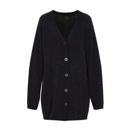 DreiMaster DreiMaster Klassik Gebreid vest zwart