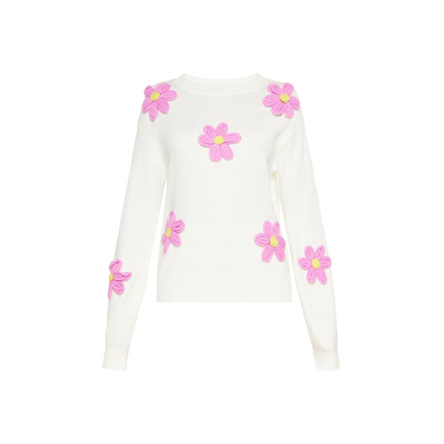 Gaya Gaya Trui Festival geel / rosa / wit -