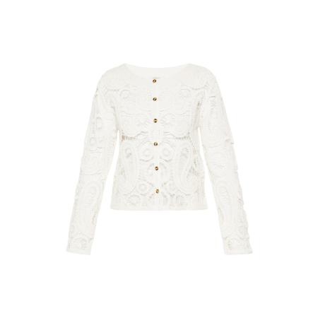 Usha usha FESTIVAL Gebreid vest Fashion Look wit