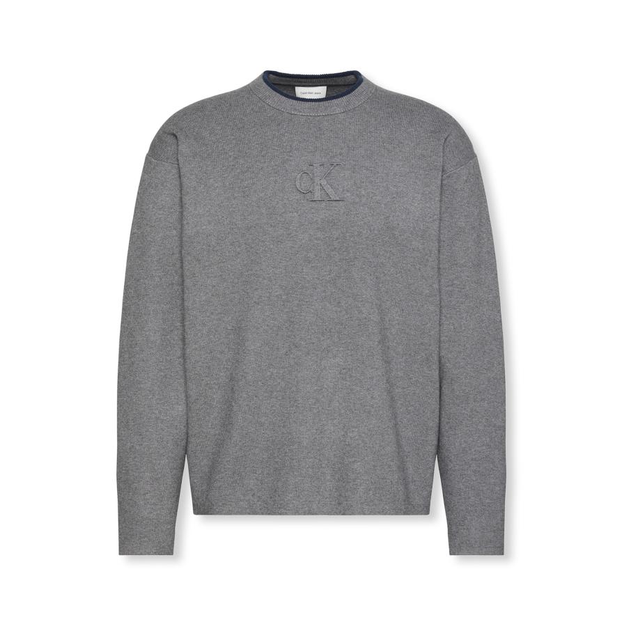 Calvin Klein Calvin Klein Jeans Trui navy / donkergrijs -