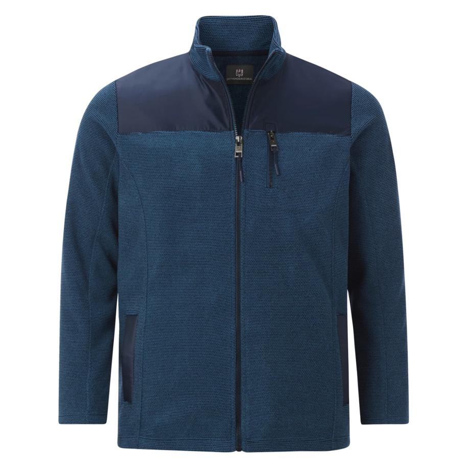 jan vanderstorm Jan Vanderstorm Gebreid vest Jorvik blauw / navy -