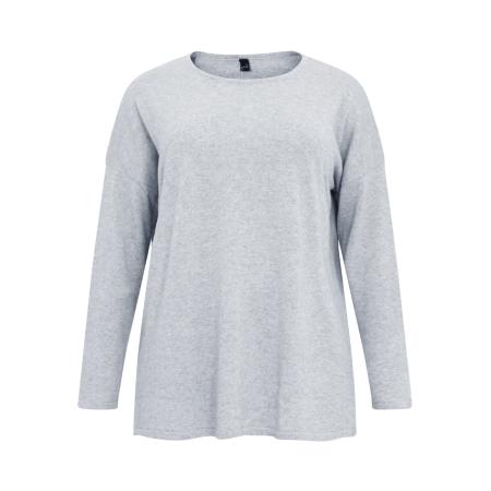 Yoek YOEK Trui lichtgrijs / grijs gemêleerd