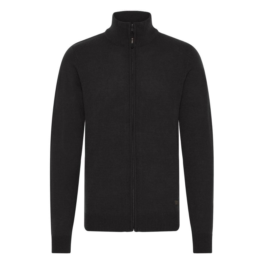 Solid !Solid Gebreid vest SDBABAL zwart -