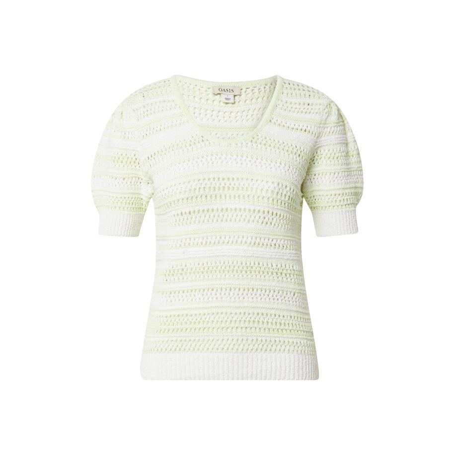 Oasis Oasis Trui limoen / wit -