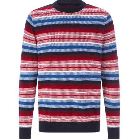 BABISTA Trui ronde halsrood, Gestreept