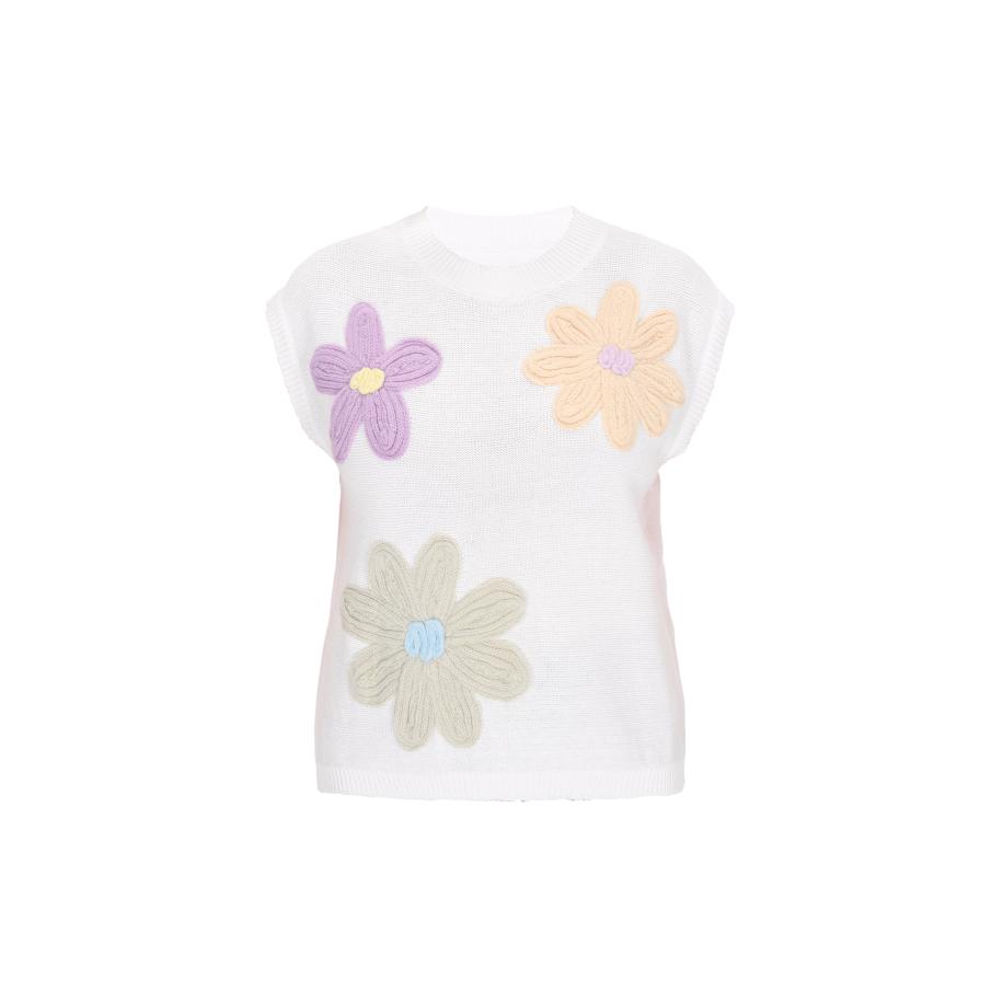 Gaya Gaya Trui Festival pastelgroen / lila / abrikoos / wit -